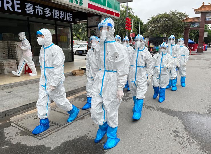 集团党员助力广州疫情封控区，，，，，筑牢抗疫“长城”