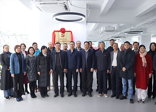 集团党支部加入白云区墟落振兴工业同盟大党委揭牌仪式