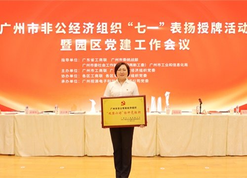 标杆引领，，，，，声誉升级！集团党支部荣膺广州市非公有制经济组织“双强六好”标